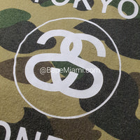 DM for Approval Code - Stussy x Bape Full Camo Logo T-shirt