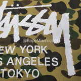 DM for Approval Code - Stussy x Bape Full Camo Logo T-shirt