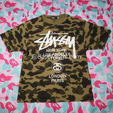 DM for Approval Code - Stussy x Bape Full Camo Logo T-shirt