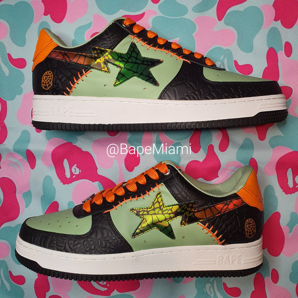 DM for Approval Code - 2021 Bape Halloween Limited Edition Frankenstein Bapesta Low