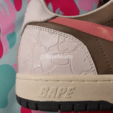 DM for Approval Code - Bape “ Stussy ” SK8 Dunk Brown Pink White